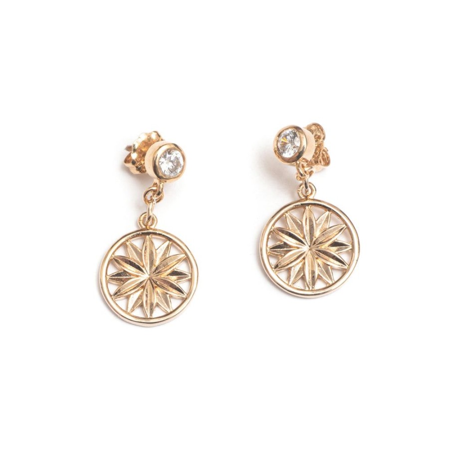 Bijoux Beblue Bijoux | Boucles D' Eilles 1568 - Golden Garden