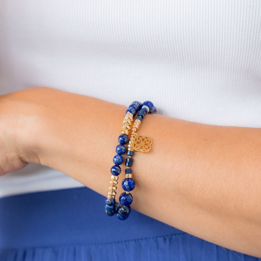 Bijoux Beblue Bijoux | Be Brazen Bracelet - Soulful Lapis