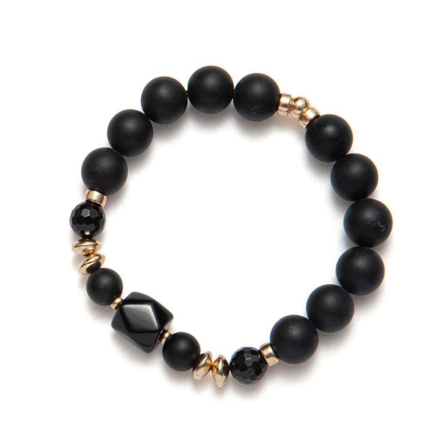 Bijoux Beblue Bijoux | Bracelet Be F Ceful - Black Velvet