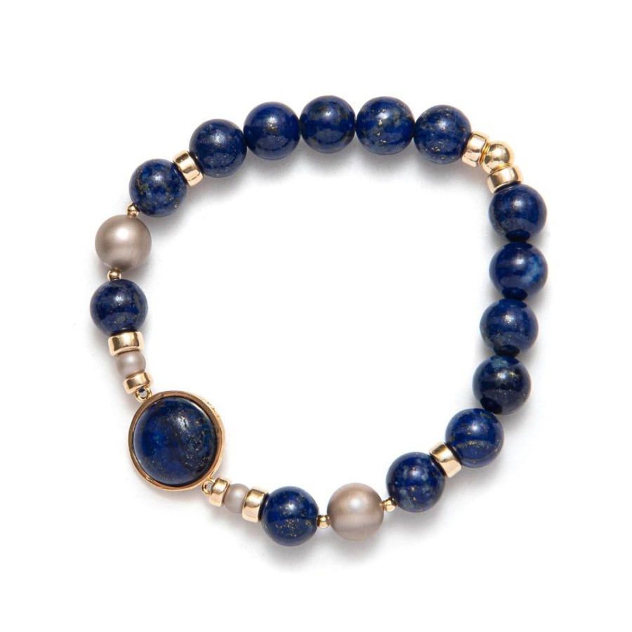 Bijoux Beblue Bijoux | Be Centered Bracelet - Soulful Lapis