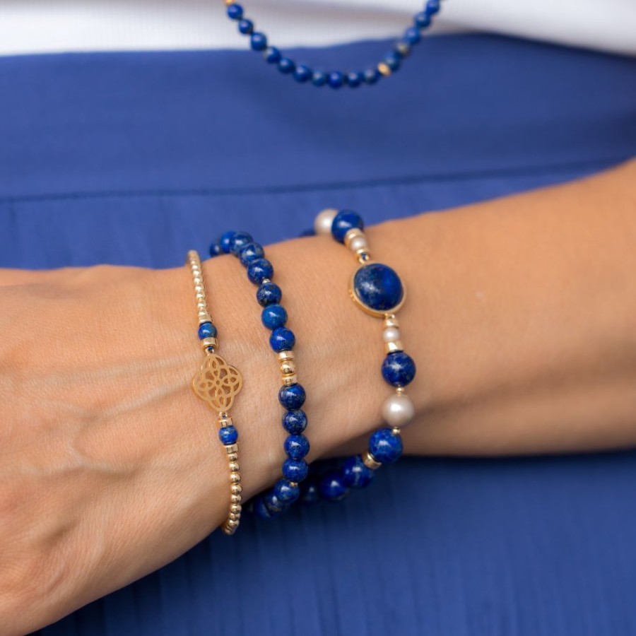 Bijoux Beblue Bijoux | Be Centered Bracelet - Soulful Lapis