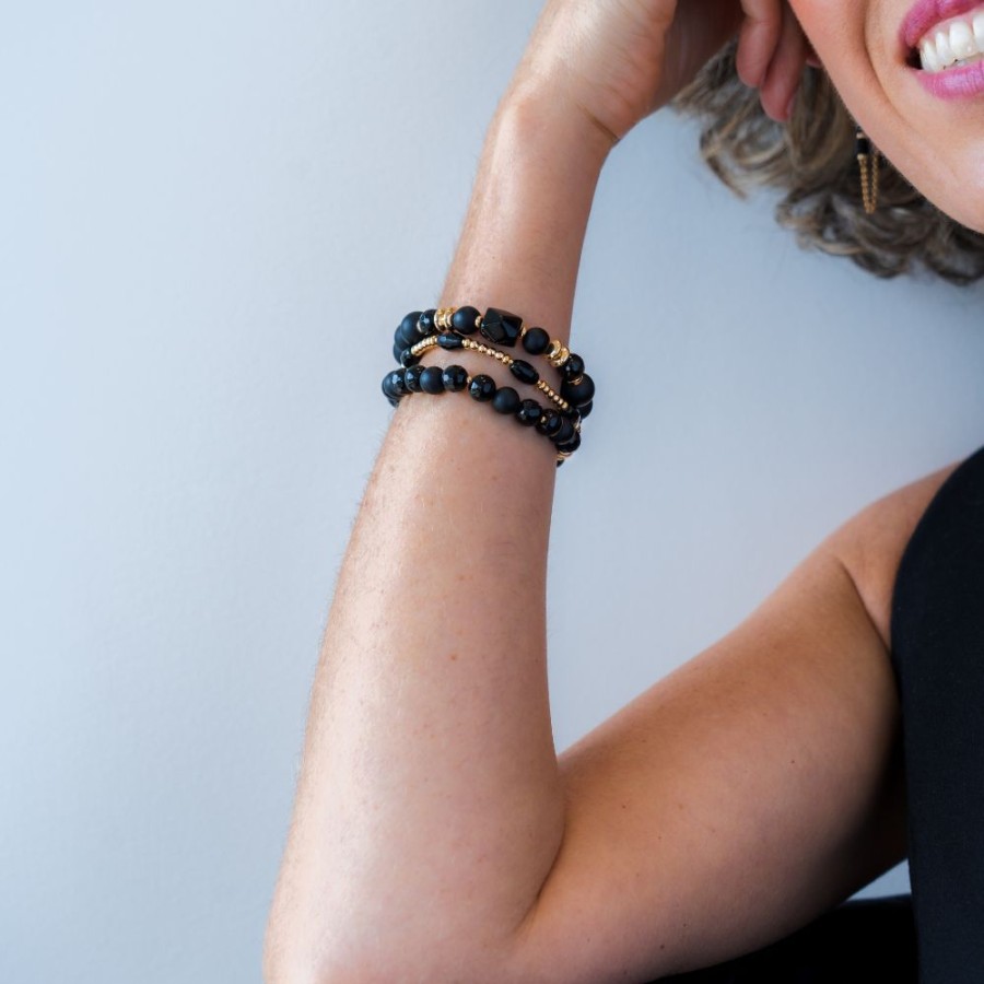 Bijoux Beblue Bijoux | Bracelet Be United - Black Velvet